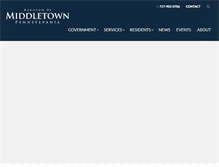 Tablet Screenshot of middletownborough.com
